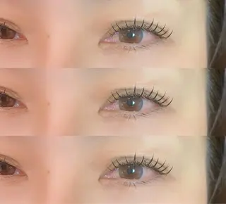 ロング カラー パーマ ヘアアレンジ メンズ キッズ ネイル マツエク・マツパ アイブロウ Cupidトップ アイリスト石川のマツエク・マツパデザイン