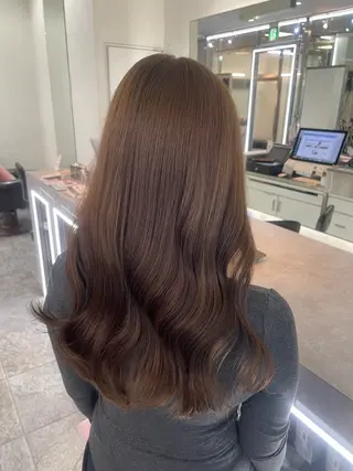 セミロング lift by mag所属・ユナ ナチュラル／透明感のヘアスタイル