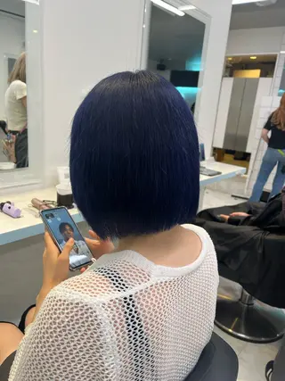 ショート カラー ブリーチカラー 🩵MIZUKIのヘアスタイル