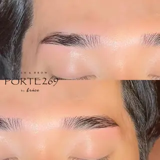 メンズ アイブロウ Lash&brow PORTE269布施店所属・brace 竹田愛海のエステ・リラクイメージ