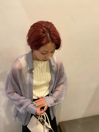 ショート deco所属・無料カットモデル 丸川英心のヘアスタイル