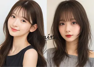 セミロング カラー パーマ Gain KAKKY 名古屋/池下駅3分のヘアスタイル