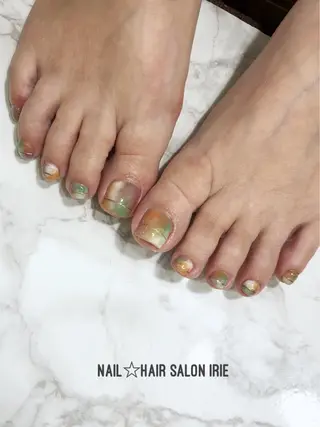ネイル Hair salon Irie所属・與儀 知佳のネイルデザイン