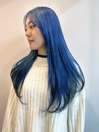 ロング 大塚 夏生のヘアスタイル