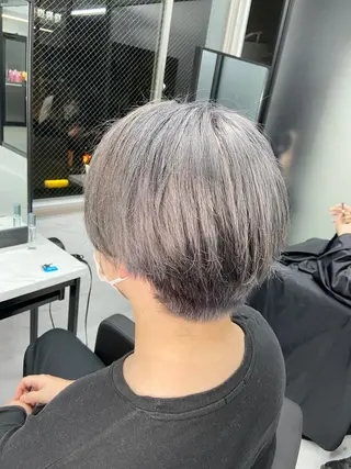 ショート カラー メンズ ミルボンAujua認定サロン Ria  OSAKA 梅田所属・メンズ特化/ マンツーマン/Ryuのヘアスタイル