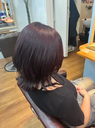 ミディアム カラー 🫧艶髪デザイナー 🫧白石航汰のヘアスタイル