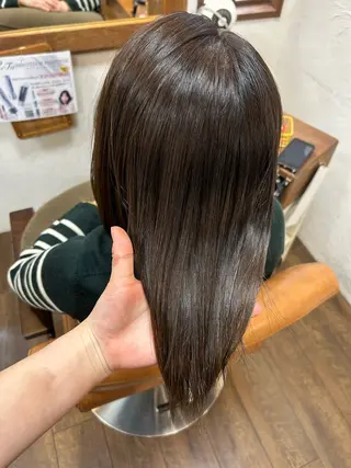 ミディアム カラー 徳 永のヘアスタイル