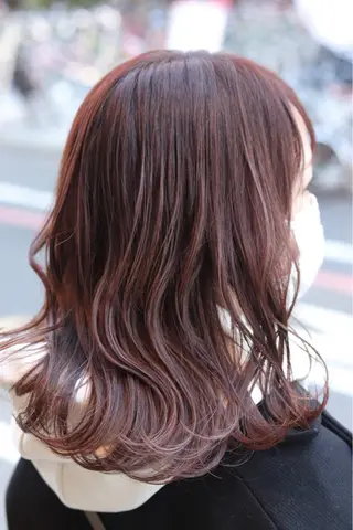 ミディアム カラー ヘアアレンジ Recess hair所属・川内 政人のヘアスタイル