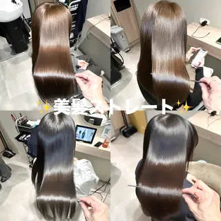ロング カラー ヘアアレンジ MiU所属・韓国×髪質改善×美髪 縮毛矯正×レイヤーのヘアスタイル