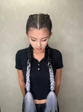 ロング エクステ＊美髪サロン KR2S河内長野店長のヘアスタイル