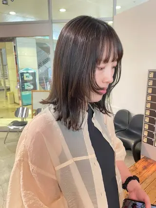 ミディアム カラー 🔆N°大分🔆 ﾜﾀﾅﾍﾞｱｵｲのヘアスタイル