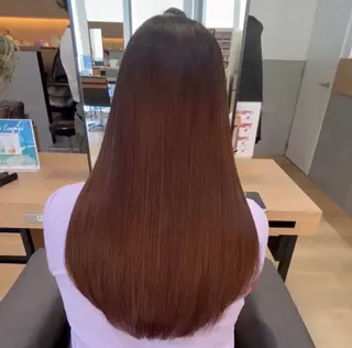 ロング 盛れる顔まわり🎀 縮毛矯正💐羽村勇樹のヘアスタイル