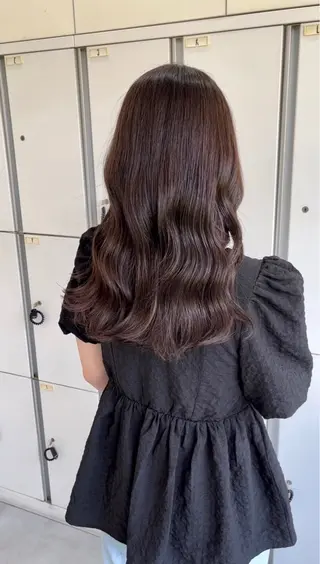 セミロング 髪質改善AUSTIN登戸所属・ICHIKA/暖色 カラー / Wカラーのヘアスタイル