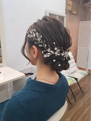 ヘアアレンジ GLOSS 心斎橋 山上のヘアスタイル