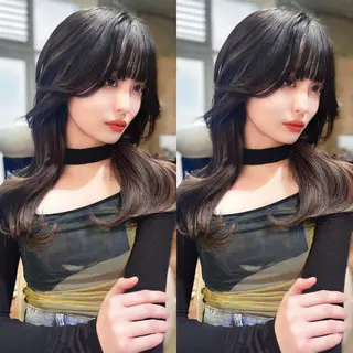 ミディアム 韓国ヘア/髪質改善 TAKAHIROのヘアスタイル
