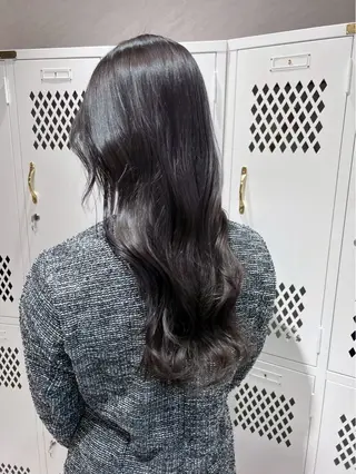 ロング ✨垢抜けカラー/シ ャドウ毛流れパーマ✨のヘアスタイル