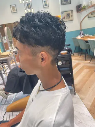 ショート メンズ ボブ/ショート/艶髪 カラー/TOSHIのヘアスタイル