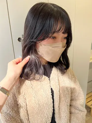 ミディアム カラー ParveMix /  相馬 さくらのヘアスタイル