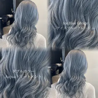 ロング カラー 🦋REISA🦋 エクステ×ハイトーンのヘアスタイル
