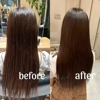 ロング 風香🪼レイヤー カット/艶カラーのヘアスタイル