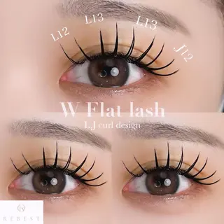 マツエク・マツパ yuuka REBEST心斎橋のマツエク・マツパデザイン