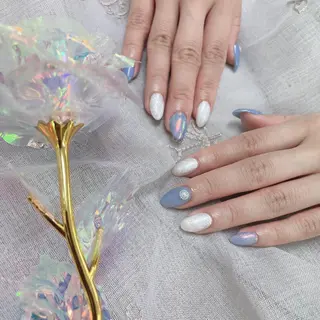 ミディアム ネイル 💎ビューティサロン 湘南　RIRAN💎のネイルデザイン