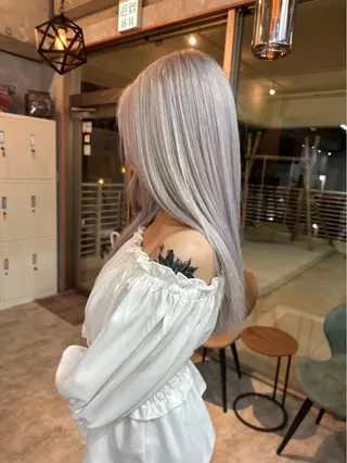 ロング カラー C'LD Hair Produce【シールドヘアープロデュース】所属・シールドヘアー/那覇 /縮毛矯正/ブリーチのヘアスタイル