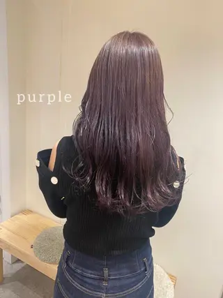 セミロング カラー ヘアアレンジ ボブ /ニュアンス/ satomi🧸💖のヘアスタイル