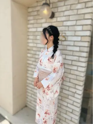 ヘアアレンジ 🖤みらい🖤縮毛/ ブリーチモデル募集のヘアスタイル