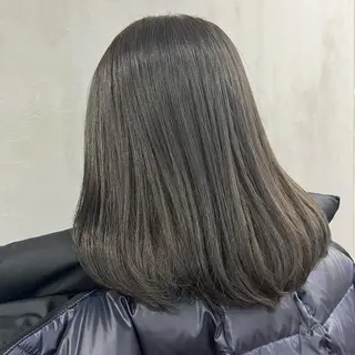 ミディアム カラー 🫧tomoka 透明感カラー🫧のヘアスタイル
