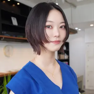 ミディアム i.+FERiCIA.所属・ボブ／アンニュイ 🌷しだひめな🌷のヘアスタイル