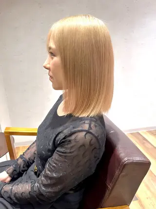 ショート カラー vifkrone所属・心斎橋ダブルカラー ⭐️カラー　タカヤマのヘアスタイル