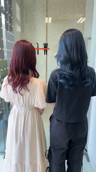 セミロング wil西宮レイヤー 西村徹のヘアスタイル