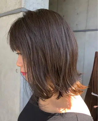 ミディアム カラー ヘアアレンジ 🍊千葉 未来🍊店長のヘアスタイル