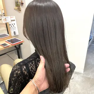 ロング カラー 色白に見える暗髪 梅田・増田のヘアスタイル