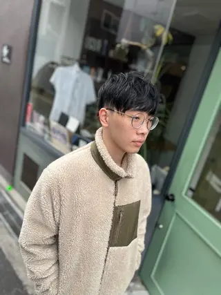 ミディアム メンズ メンズ美容室HIGE barber shop所属・中川 響揮のヘアスタイル