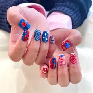 ネイル 新井 ひなののネイルデザイン