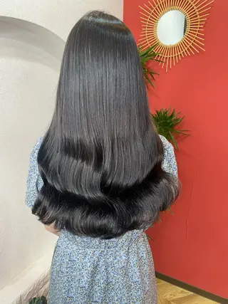 ロング 大久保 愛のヘアスタイル