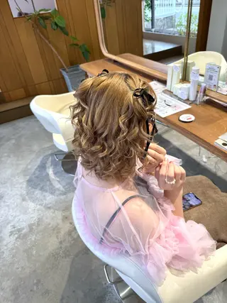 ヘアアレンジ フラム所属・WATANABE MISAKIのヘアスタイル