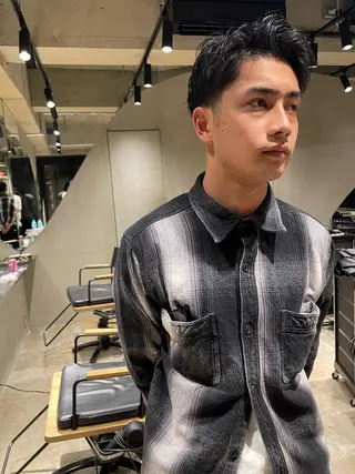 メンズ 🌈圧倒的デザイン パーマ　関和希のヘアスタイル