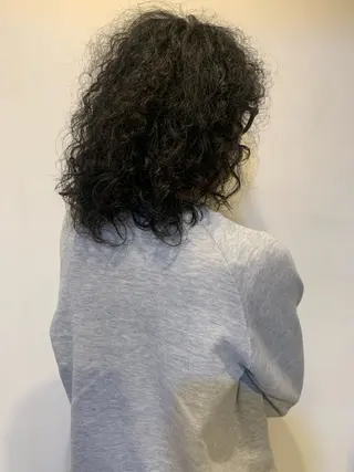 ミディアム パーマ 【takk】 ナカヤママサヨシのヘアスタイル