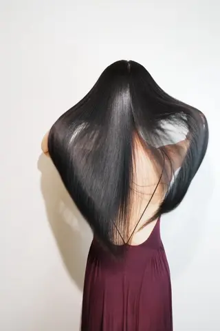 セミロング 當間 大知のヘアスタイル