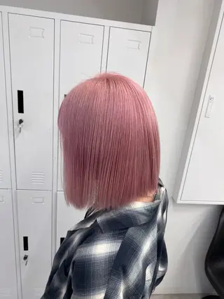 ミディアム カラー PELEshibuya所属・カットモデル様無料 💎saaya💎のヘアスタイル