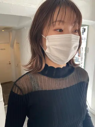 ショート カラー ヘアアレンジ SALOWIN恵比寿所属・ヘッドスパで脳を 整える✨chacoのヘアスタイル