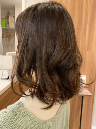 セミロング カラー ヘアアレンジ レイヤー/メンズ🥑 マエダアズミ🥑のヘアスタイル