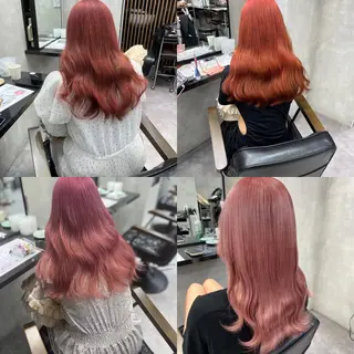 セミロング 濱川響太レディース カットモデルのヘアスタイル