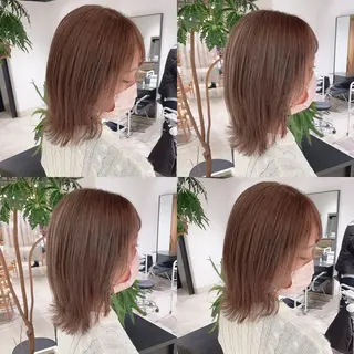 ショート カラー 渋谷:インナーカラー ／🍒エリカ🍒のヘアスタイル