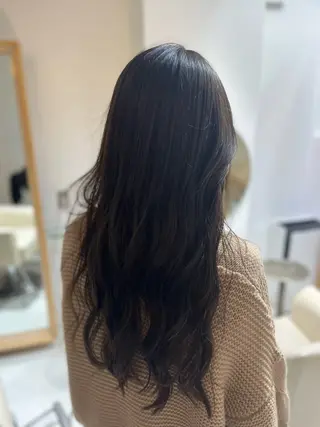 ロング カラー おくむら あやこのヘアスタイル