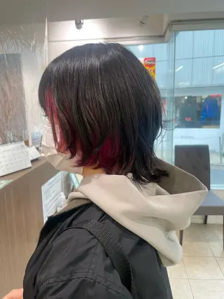 ミディアム カラー 福島成美/髪質改善 縮毛矯正/カラーのヘアスタイル