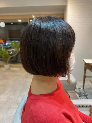 ショート ぱつボブ/ ショート/YUKIのヘアスタイル